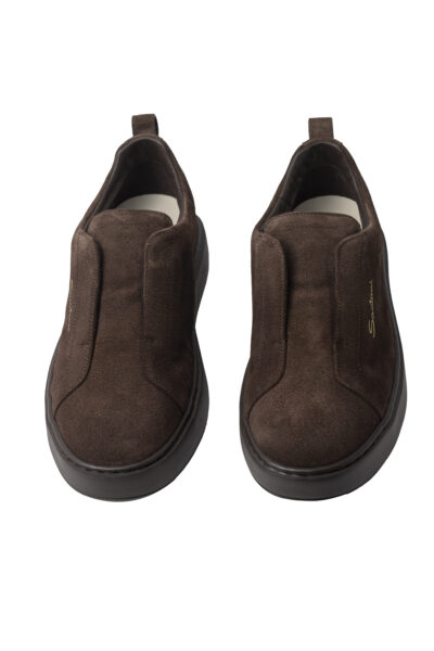 Sneaker slip-on in suede by SANTONI